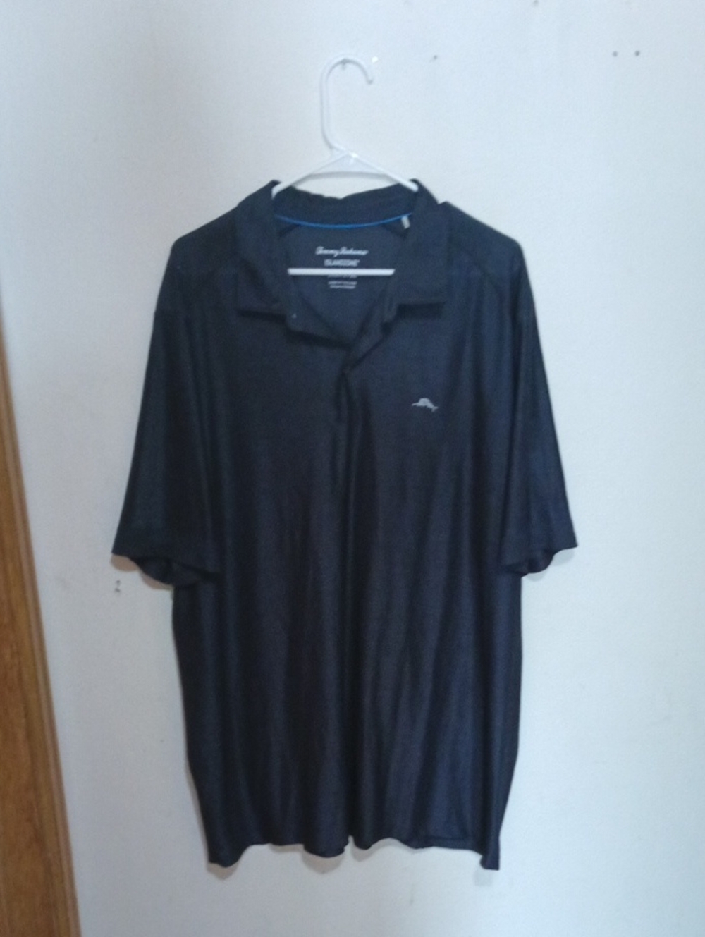 Tommy Bahama Island Zone Black Men's Polo